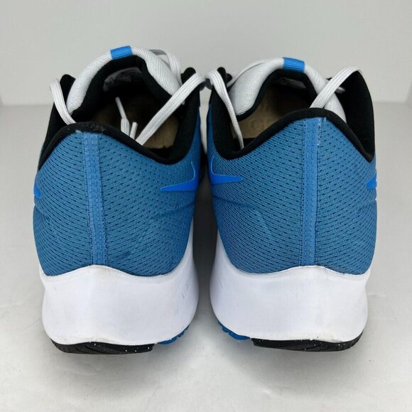 Nike Mens CW7356009 Pure Platinum Photo Blue Air Zoom Pegasus 38 Size 15 Sneaker - Picture 5 of 12